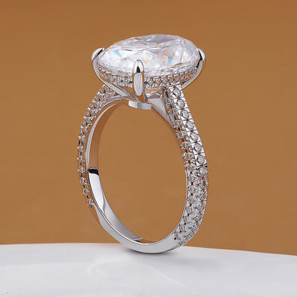 8CT Oval    Wedding Band Engagement Rings  Women