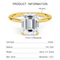 Emerald Cut | 3.0CT4K Yellow Gold Diamond Ring