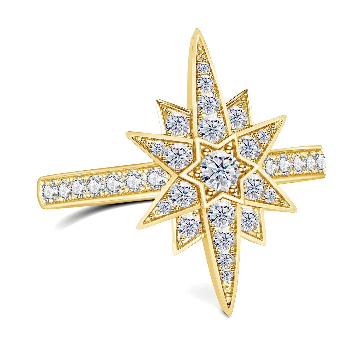 Luxury 3MM D Color VVS1 925 Sterling Silver Moissanite Ring For Woman Wedding Anniversary Trend Fine Jewelry Gift New Style 2023