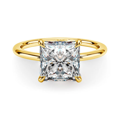 Szjinao 1ct 2ct 3ct D Color Moissanite Ring For Women 925 Sterling Silver Gold Plated Solitaire Rings Engagement Gift Wholesale