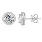 Moissanite Stud Earrings Women