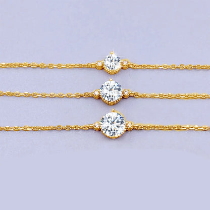 High Quality 0.5ct D Color Moissanite Bracelets 925 Sterling Silver For Woman Banquet Birthday Luxury Trend Fine Jewelry