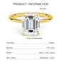 Emerald Cut | 3.0CT4K Yellow Gold Diamond Ring