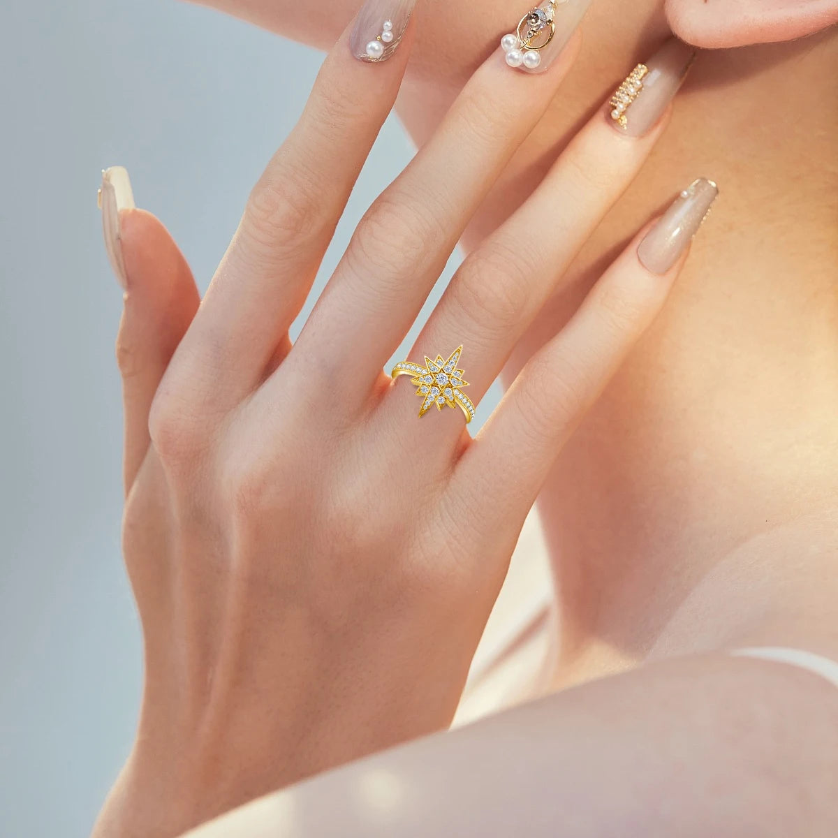 Luxury 3MM D Color VVS1 925 Sterling Silver Moissanite Ring For Woman Wedding Anniversary Trend Fine Jewelry Gift New Style 2023