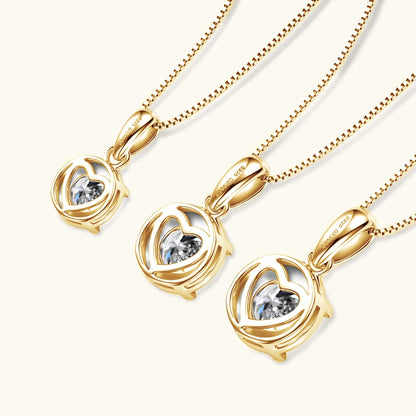 Bright Star D Color Moissanite Diamond Pendant Necklace Excellent Cut S925 Sterling Silver Chain for Women Trendy Jewelry Gifts