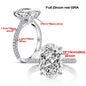 8CT Oval    Wedding Band Engagement Rings  Women